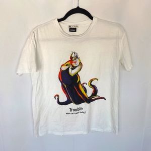 Men's Zara Small Disney Villains Ursula Collab Graphic Tee Shirt
